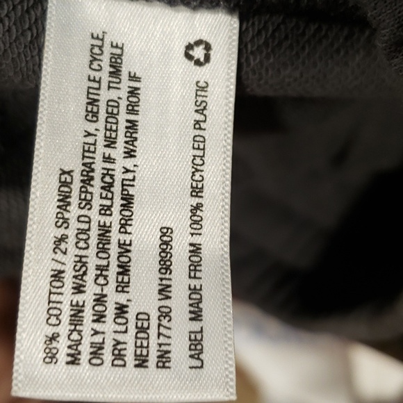 JoyLab Dark Gray Tie Waist Boyfriend French Terry Shorts Size XS NWOT - Picture 4 of 8